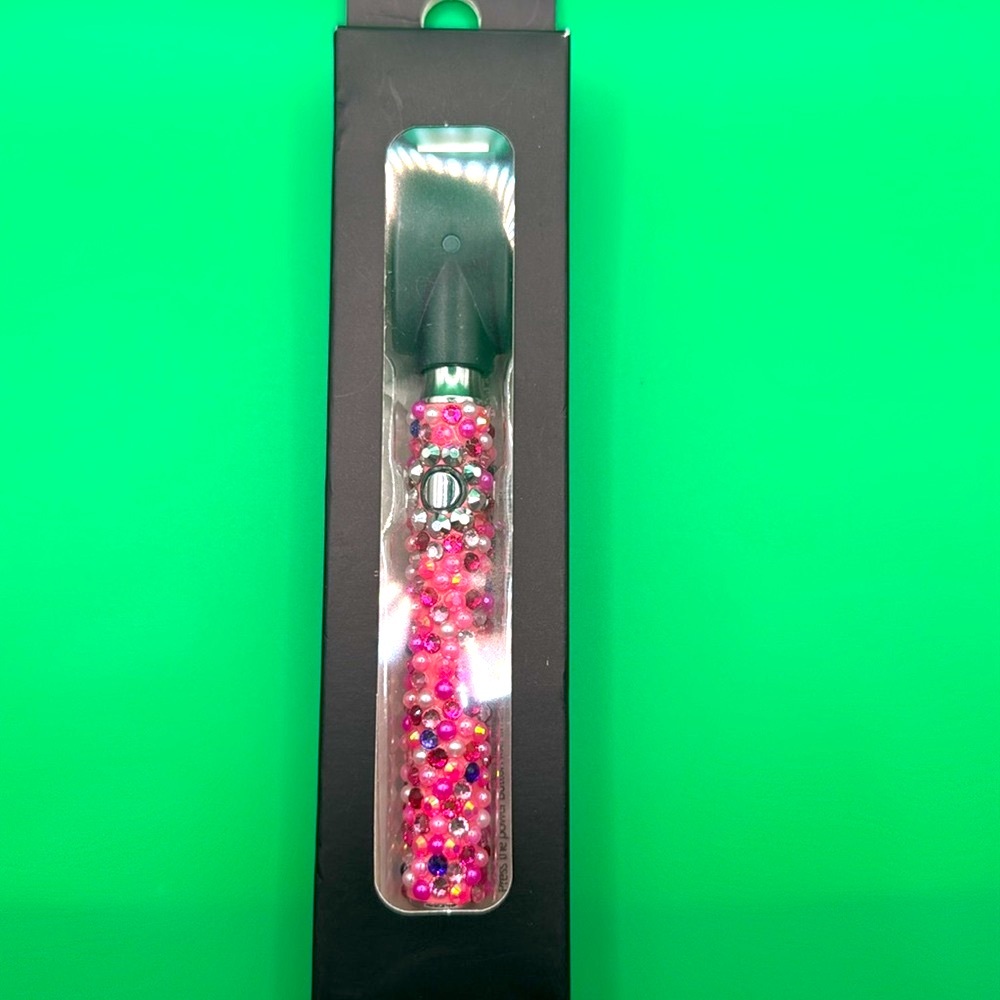 Pink Rhinestone 510 Threaded Battery - Picture 3 of 3